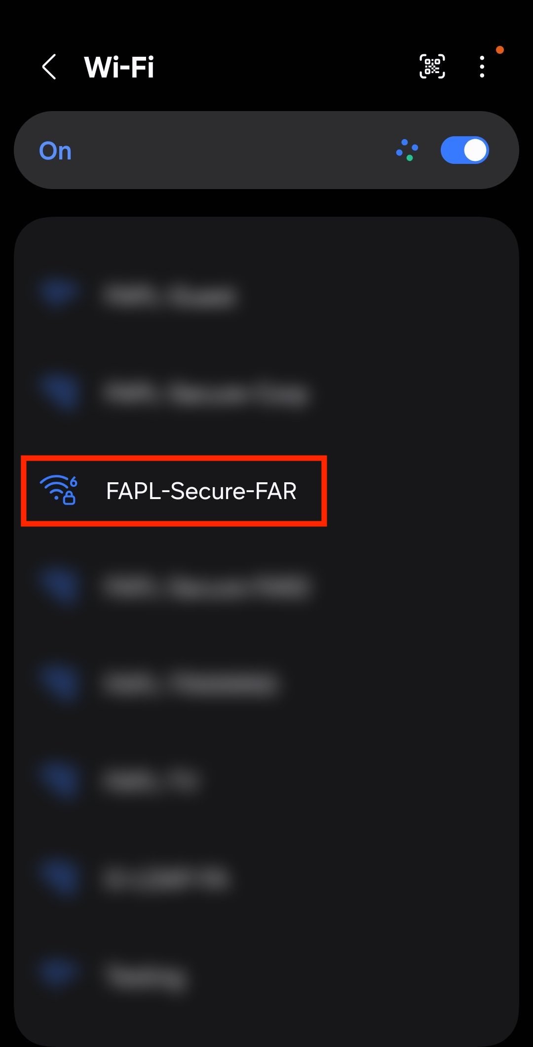 Select FAPL-Secure-FAR