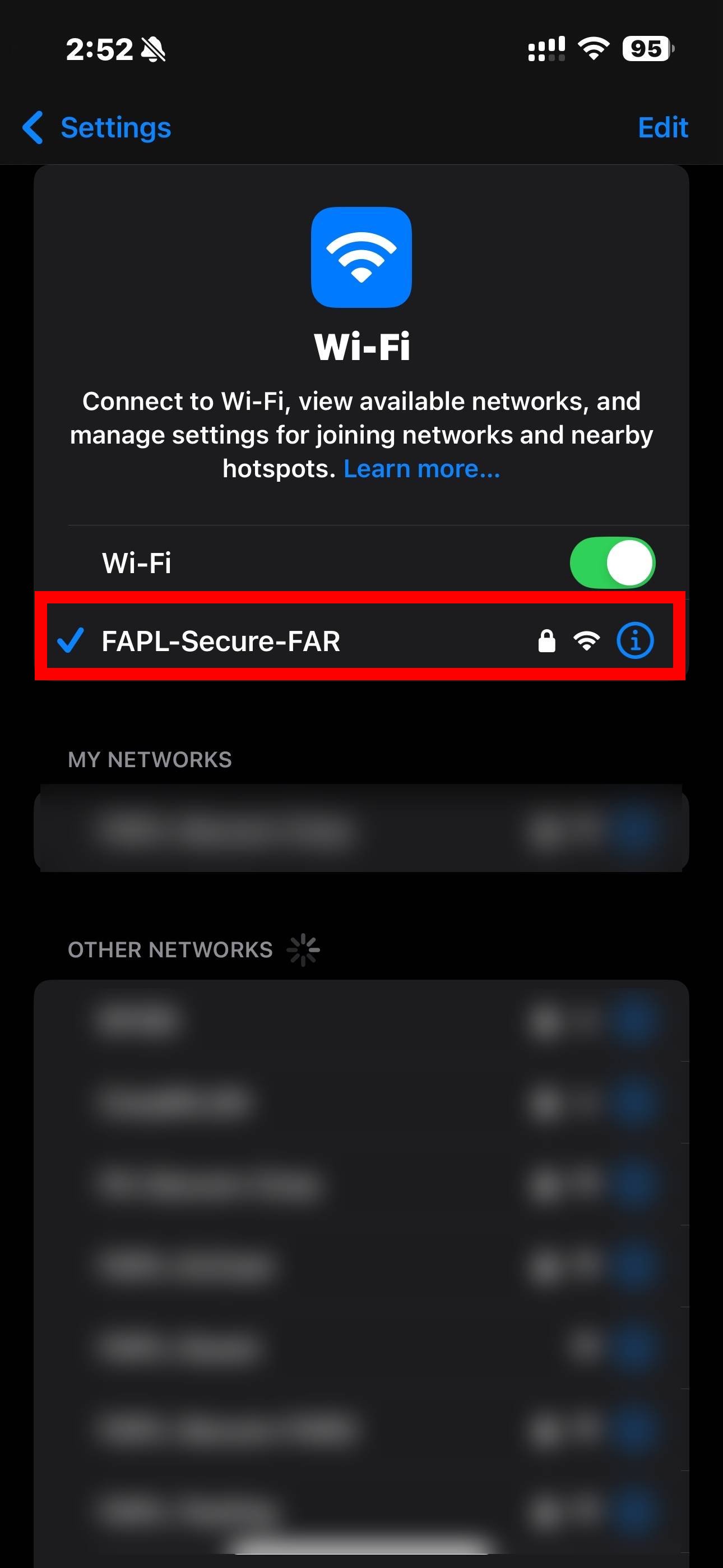 Successfully connected